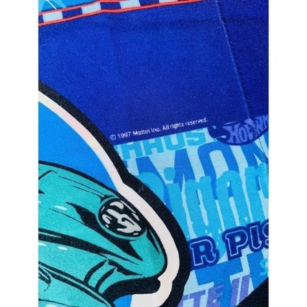 Vintage Hot Wheels Pillow Cases Twang Thang Power Pistons 1997 Mattel N3‎